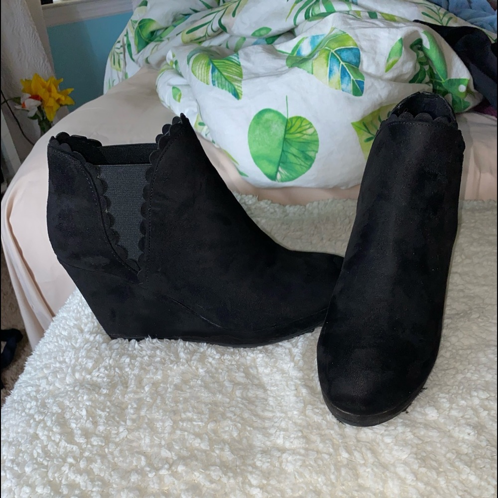Black booties